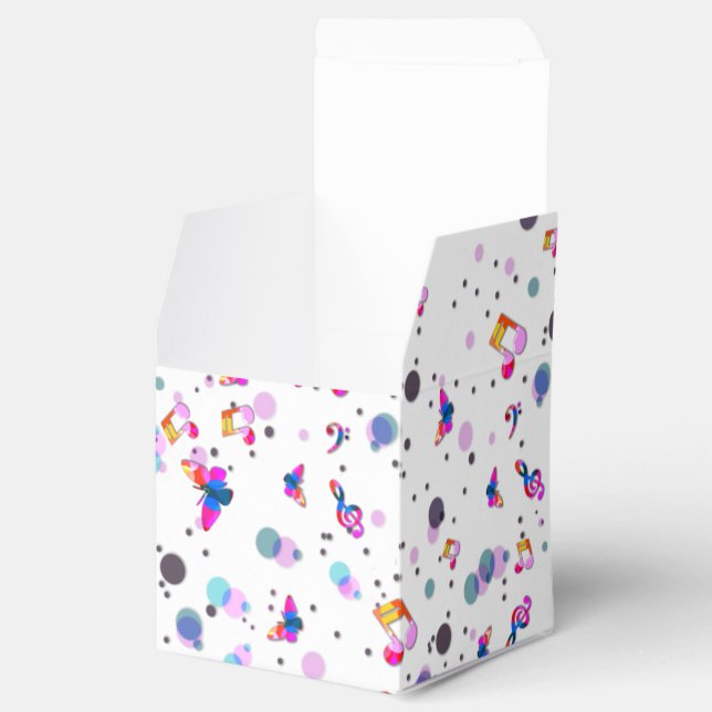 Music Dancing Favor Box (Opened)