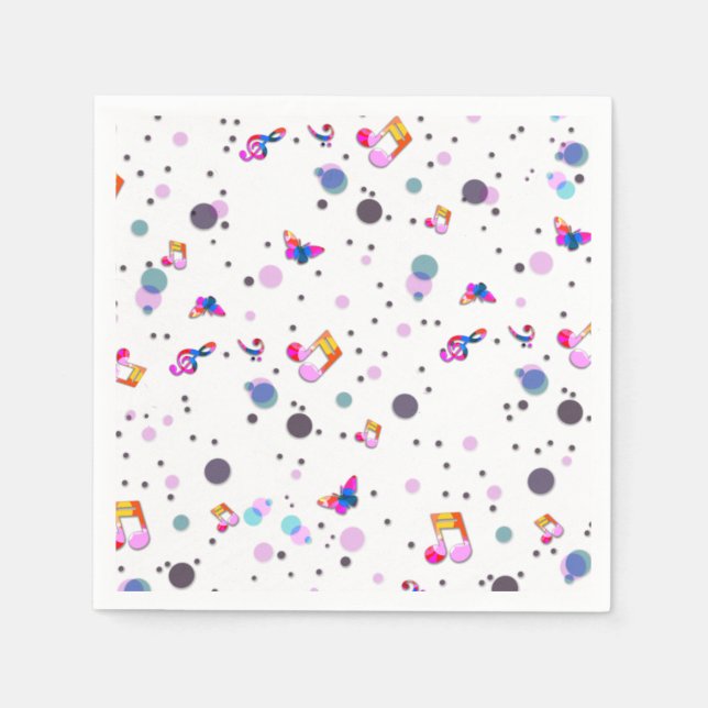 Music Dancing Napkin (Front)