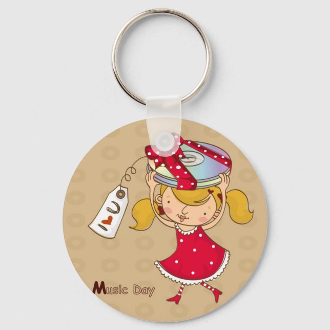 Music Day Keychain (Front)
