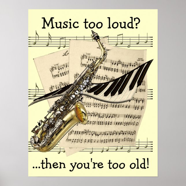 Music Design Customizable Poster (Front)