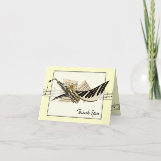 Music Design Greetings Card