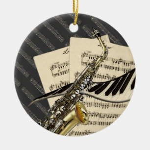 Music Design Personalized Ornament