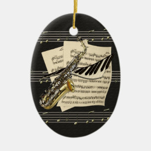 Music Design Personalized Ornament