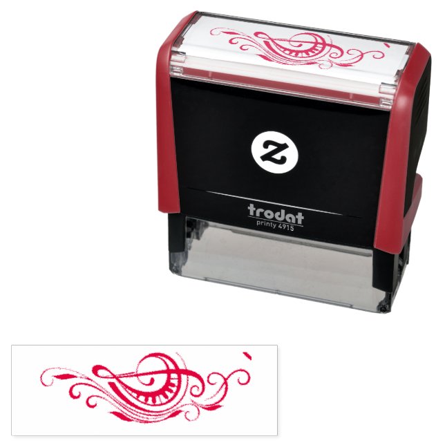 music design self-inking stamp (In Situ)