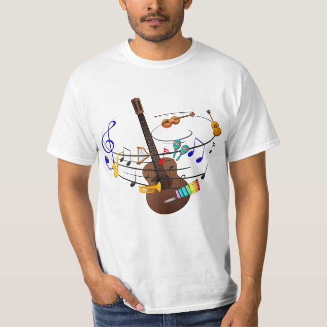 MUSIC DESIGN T-SHIRT (Front)
