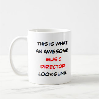 music director, awesome coffee mug