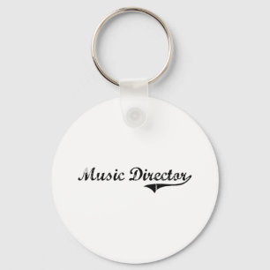 Music Director Professional Job Keychain