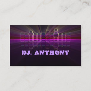 music dj business card
