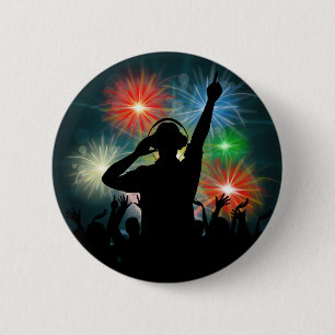 Music DJ button