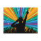 Music DJ postcard