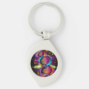 Music DNA Keychain
