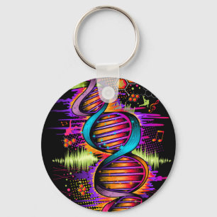 Music DNA Keychain