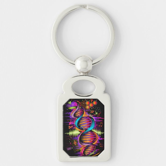 Music DNA Keychain (Front)