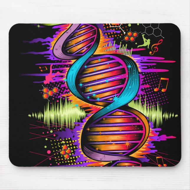 Music DNA Mouse Pad (Front)