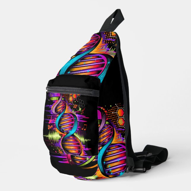 Music DNA Sling Bag (Right Corner)