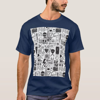 Music Doodles Graphic 1 T-Shirt
