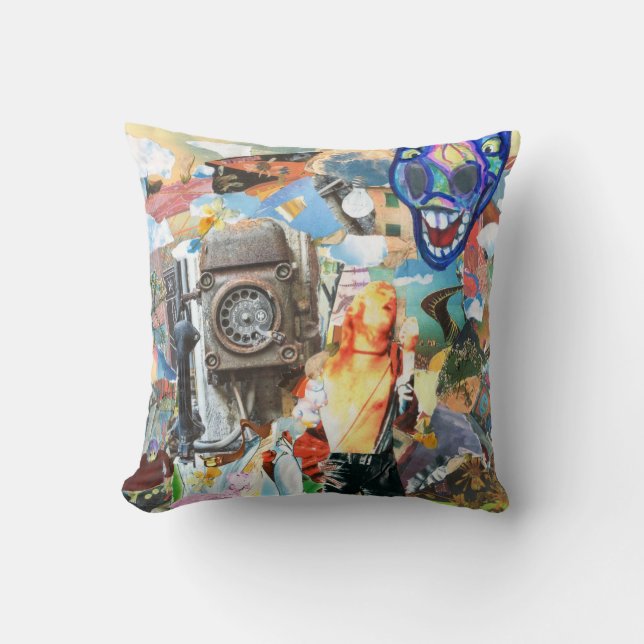 MUSIC DREAM SMILE THROW PILLOW (Front)
