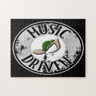 Music driven  jigsaw puzzle