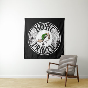 Music driven  tapestry