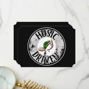 Music driven thank you card