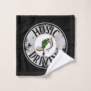 Music driven  wash cloth
