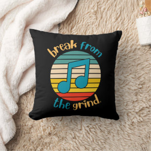 Music Eighth Note Pillow