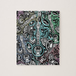 music elephant jigsaw puzzle