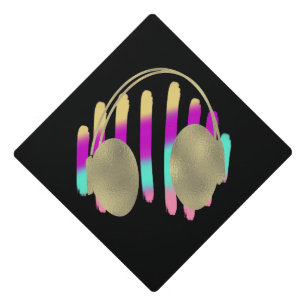Music Entertainment Degree Foil 2019 Grad Graduation Cap Topper