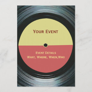 Music Event Dance DJ Party Invitation