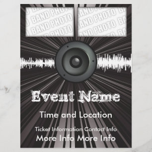 Music Event Flyer Speaker Blast