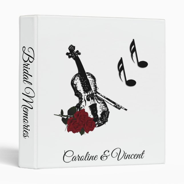 Music Event Memories Personal Binder (Front/Spine)