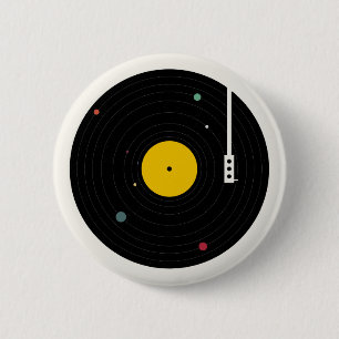 Music Everywhere Florent Bodart 2 Inch Round Button