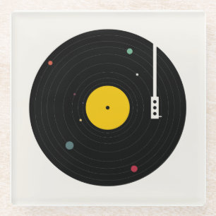 Music Everywhere Florent Bodart Glass Coaster