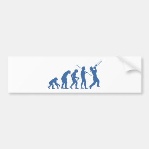 Music Evolution Bumper Sticker
