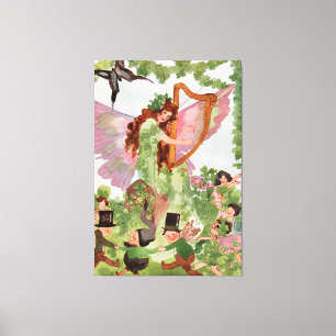 Music Faerie Playing Music Canvas Print