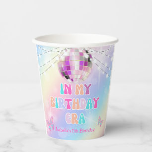 Music Fan In My Birthday Era Birthday Paper Cups