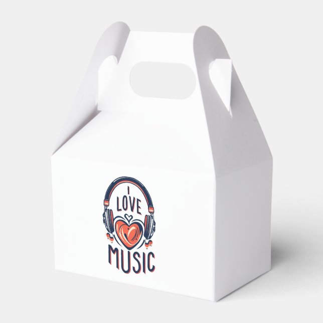 music  favor box (Front Side)