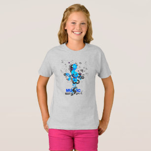 Music Feeds My Soul   Kids T-Shirt