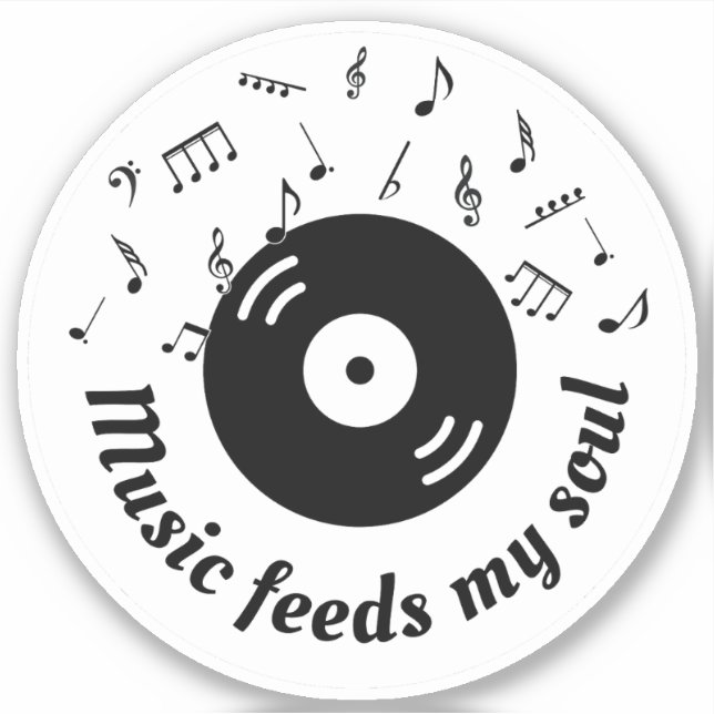 Music Feeds My Soul Vinyl Album (Front)