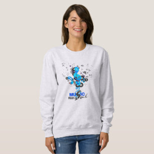 Music Feeds My Soul Women's Sweatshirt