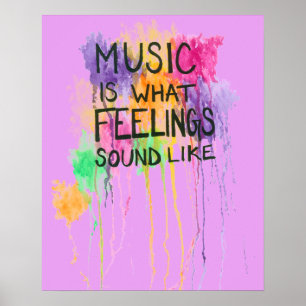 Music & Feelings Poster