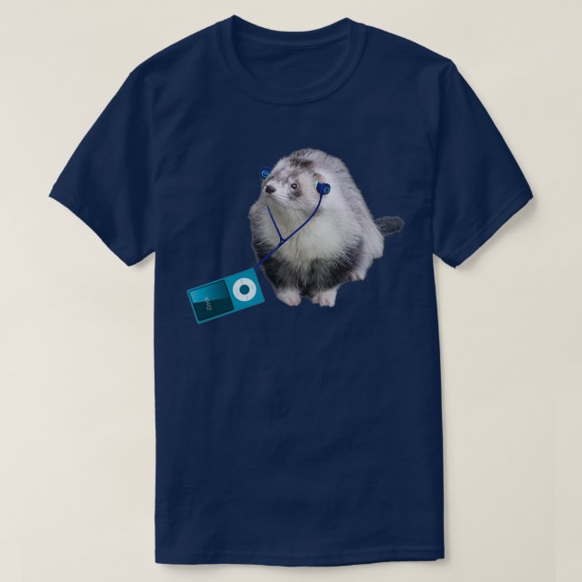 Music Ferret iDook  T-Shirt (Design Front)