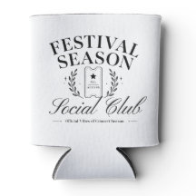 Music Festival Social Club Can Cooler