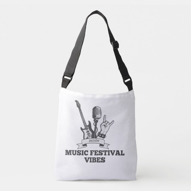 MUSIC FESTIVAL VIBES (PERSONALIZED) BAG (Front)