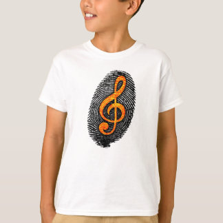 Music Fingerprint Design T-Shirt