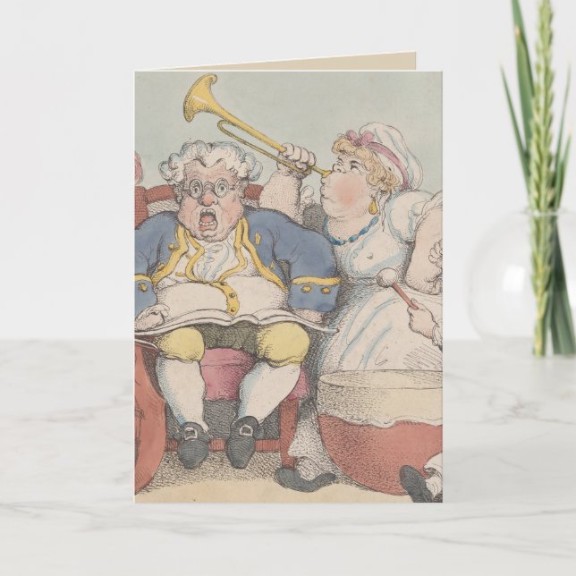 Music - Folded Greeting Card (Front)