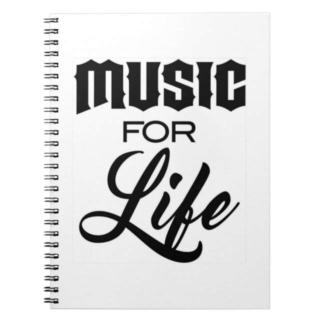 Music For Life Note Book (Front)