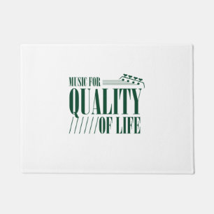Music For Quality Of Life Doormat