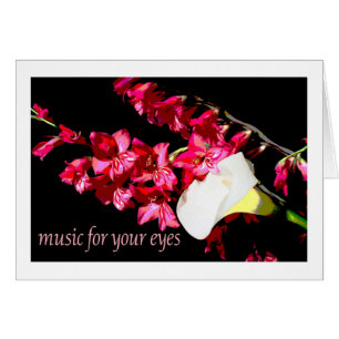 music for your eyes - flowers