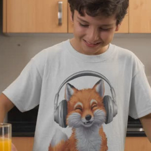 Music fox funny T-Shirt